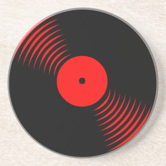 Dessous De Verre En Grès Corey Tiger 80s Rétro Vintage Sous-verre Vinyle