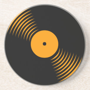 Dessous De Verre En Grès Corey Tiger 80s Rétro Vintage Sous-verre Vinyle