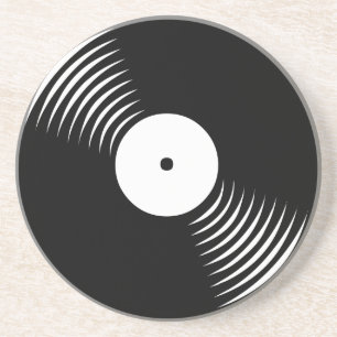 Dessous De Verre En Grès Corey Tiger 80s Retro Vintage Vinyl Record Dessous