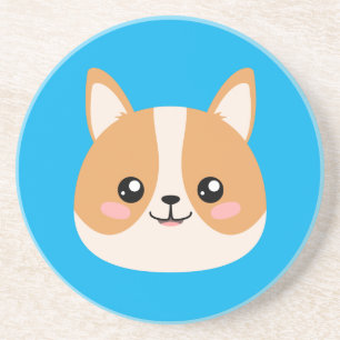 Dessous De Verre En Grès Corgi