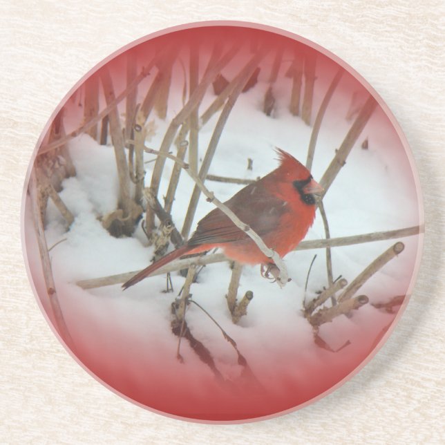 Dessous De Verre En Grès Coster du cardinal oriental (Devant)