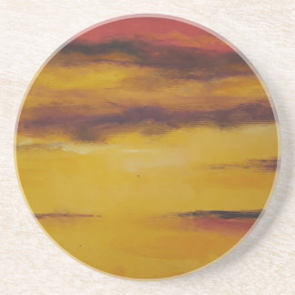 Dessous De Verre En Grès Coucher de soleil 5