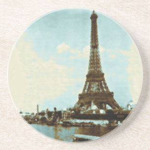 Dessous De Verre En Grès Couleur d'eau vintage de Paris