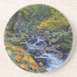 Dessous De Verre En Grès Couleurs d'automne le long des chutes de Starvatio