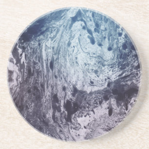 Dessous De Verre En Grès Courants Océaniques De L'Espace