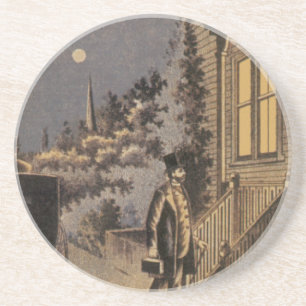 Dessous De Verre En Grès Couverture de livre ancien Docteur Dunlop's Family