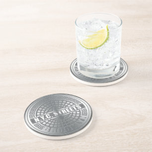 Dessous De Verre En Grès Couvertures de trou Brooklyn