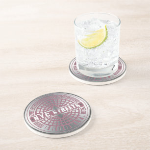 Dessous De Verre En Grès Couvertures de trou Brooklyn