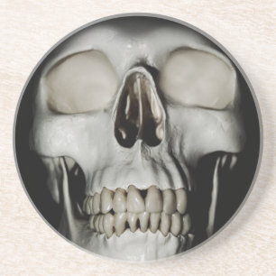 Dessous De Verre En Grès Crâne simple