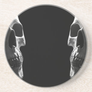 Dessous De Verre En Grès Crânes souriants