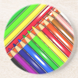 Dessous De Verre En Grès crayons de couleur
