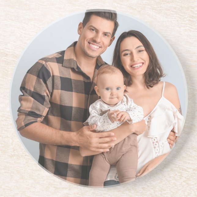 Dessous De Verre En Grès Create Your Own Photo Custom Picture DIY  (Devant)