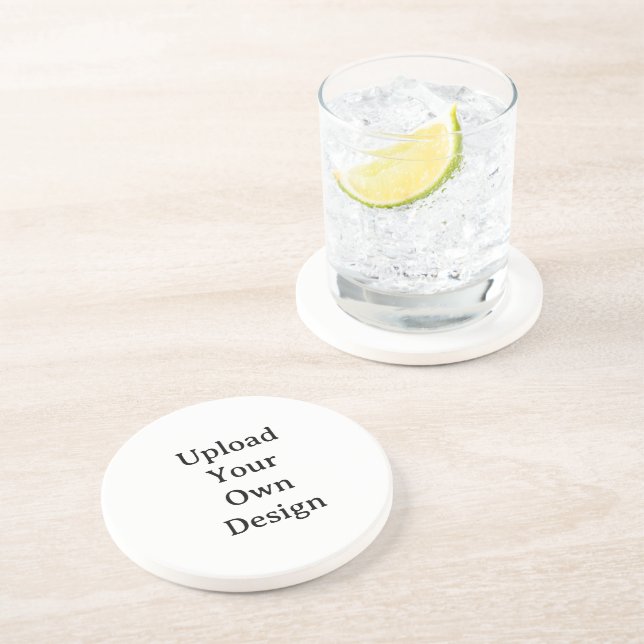 Dessous De Verre En Grès Créez Votre Propre Grès Personnalisé Simple (Côté)