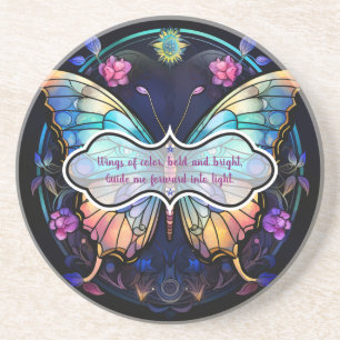 Dessous De Verre En Grès Créez votre propre papillon du matin en verre colo