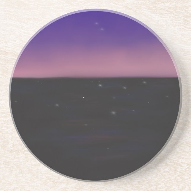 Dessous De Verre En Grès Crépuscule  (Devant)