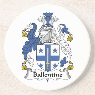 Dessous De Verre En Grès Crête de famille de Ballentine