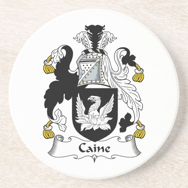 Dessous De Verre En Grès Crête de famille de Caine (Devant)