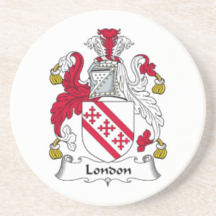 Dessous De Verre En Grès Crête de famille de Londres
