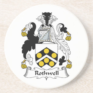 Dessous De Verre En Grès Crête de famille de Rothwell