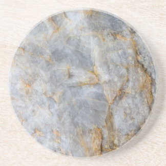 Dessous De Verre En Grès Cristal de quartz gris classique