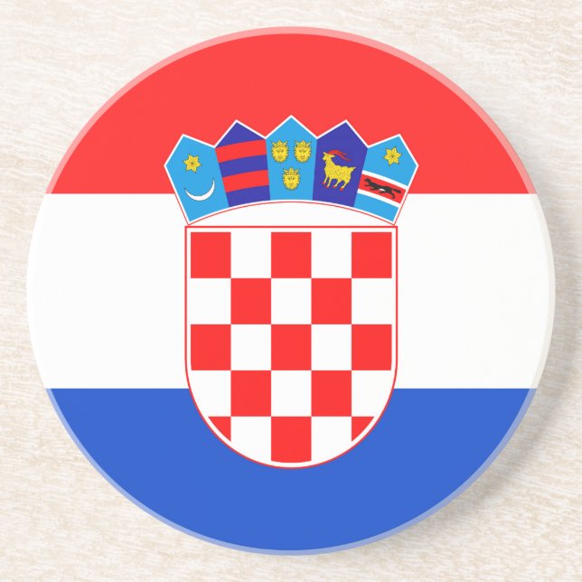 Dessous De Verre En Grès Croatie (Devant)