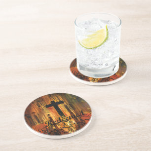 Dessous De Verre En Grès Croiseurs de la Croix Rédimée