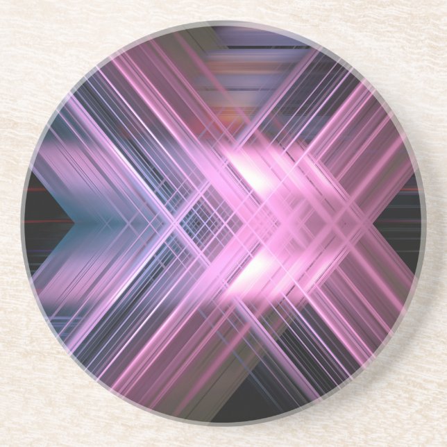 Dessous De Verre En Grès Croix de flou de vitesse (Devant)