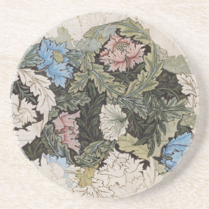 Dessous De Verre En Grès Croquis de motif floral art nouveau william morris