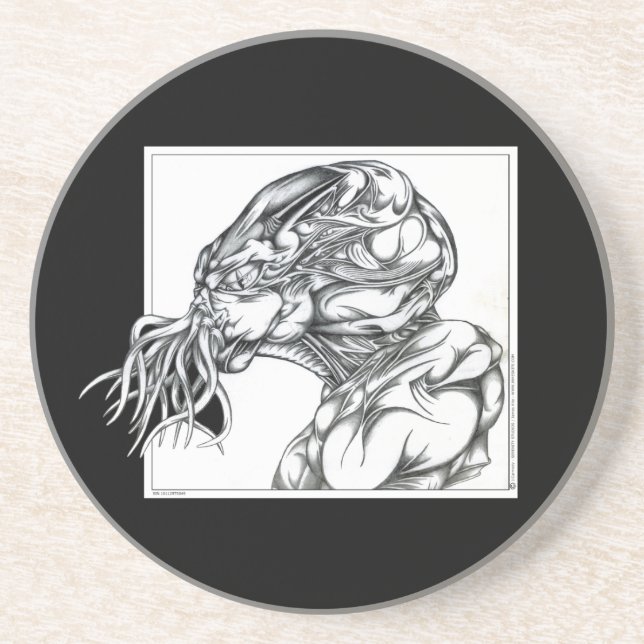 Dessous De Verre En Grès Cthulhu (Devant)