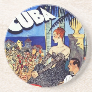 Dessous De Verre En Grès Cuba vintage Si Près De So Fast Travel