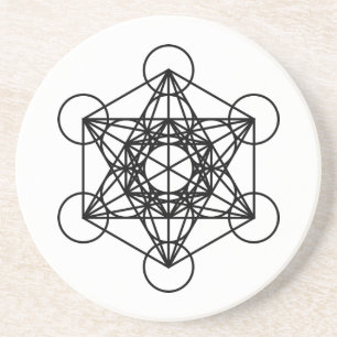Dessous De Verre En Grès Cube en Metatrons
