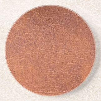 Dessous De Verre En Grès cuir Brown
