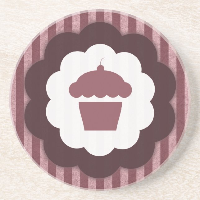 Dessous De Verre En Grès cupcake (Devant)
