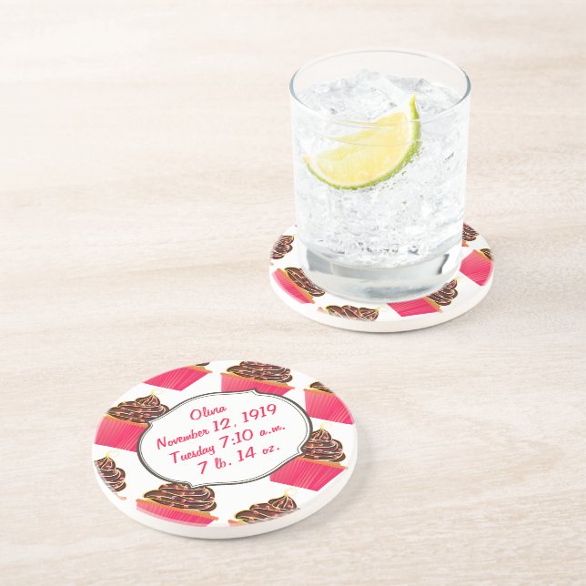 Dessous De Verre En Grès Cupcakes (Côté)