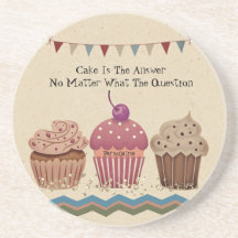 Cupcakes vintages Cute Quote Bunote Sandstone