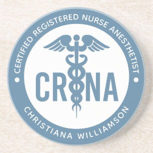 Dessous De Verre En Grès Custom CRNA Certified Registered Nurse Anesthetist