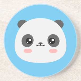 Dessous De Verre En Grès Cute Panda