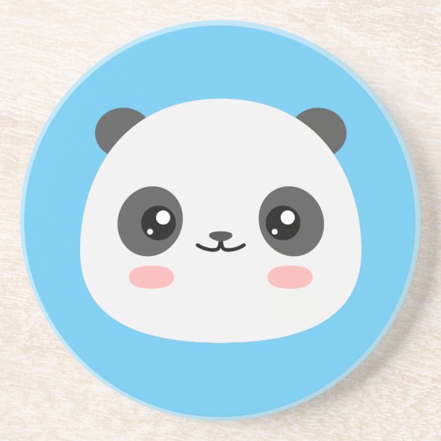 Dessous De Verre En Grès Cute Panda (Devant)