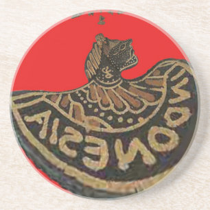 Dessous De Verre En Grès Cute Retro Vintage vector  Indonesia Hakuna Matata