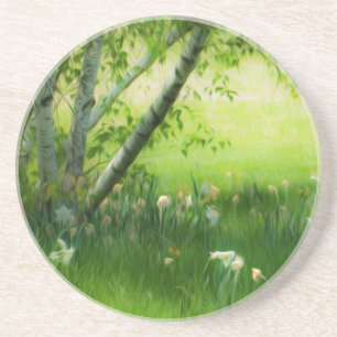 Dessous De Verre En Grès Daffodiques de printemps