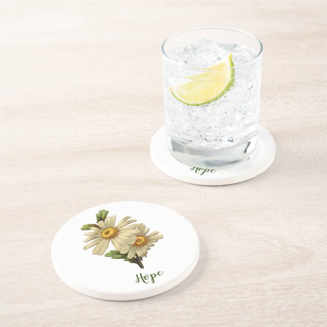 Dessous De Verre En Grès Daisy Hope Inspiration (Côté)