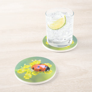 Dessous De Verre En Grès dame sur le dessus