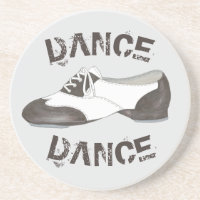 DANSE Tap Chaussure Tapdance Enseignant Black Whit