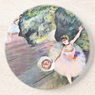 Dessous De Verre En Grès Danseuse au bouquet de fleurs par Edgar Degas