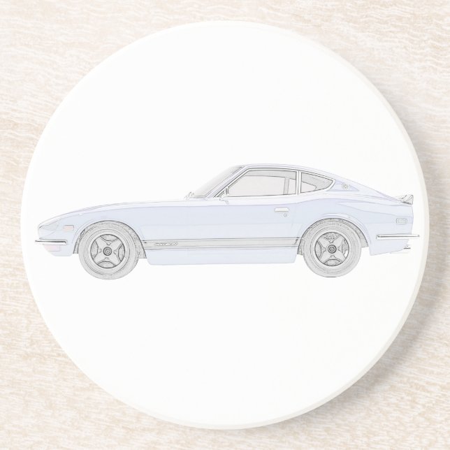 Dessous De Verre En Grès Datsun 240Z (Devant)