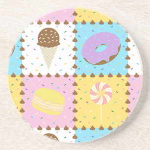 Dessous de verre en grès de Cravings doux