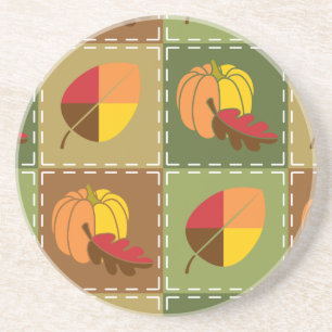 Dessous de verre en grès de grès de la courge d'au