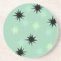 Dessous de verre en grès de Jade et Mint Starburst