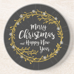 Dessous de verre en grès de Noël