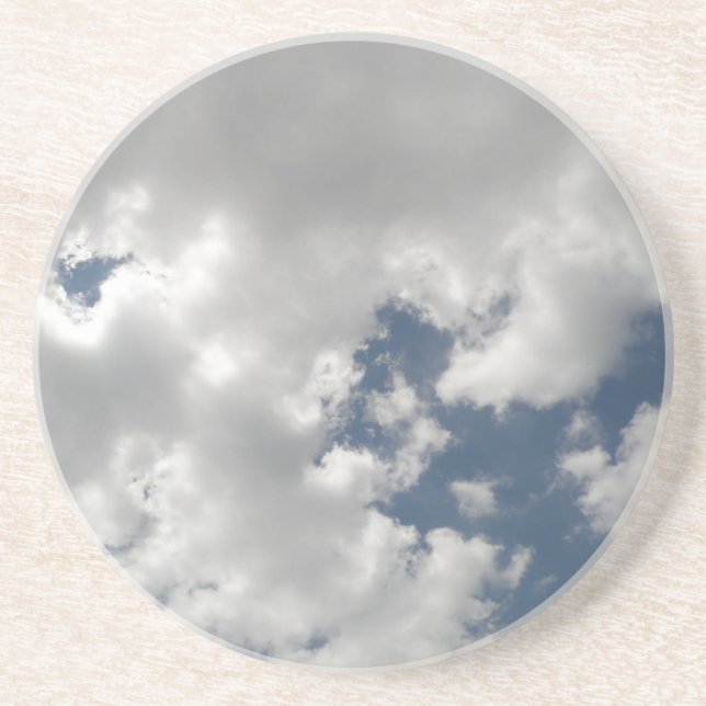 Dessous de verre en grès de nuages (Devant)